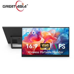 จอภาพพกพา LCD ขนาด 15.6 นิ้ว FHD ยอดนิยม พร้อมพอร์ต Type C คู่ สำหรับแล็ปท็อปส่วนใหญ่และโทรศัพท์แอนดรอยด์ จอภาพพกพาไร้สาย - Product Image 1