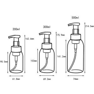 Bouteille moussante en PET pour nettoyant <span class=keywords><strong>visage</strong></span>, 200 ml, 300 ml, bouteille de désinfectant pour les mains, bouteille de mousse, 500 ml, bouteille de gel douche, vente en gros - Product Image 2
