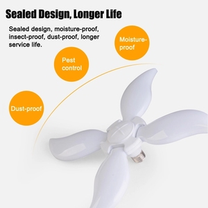 Đèn <span class=keywords><strong>LED</strong></span> Gấp Ba Trang <span class=keywords><strong>40W</strong></span> 60W 75W Đèn <span class=keywords><strong>LED</strong></span> Gấp Bốn Trang Bóng Đèn Gấp <span class=keywords><strong>E27</strong></span> Bóng Đèn Biến Dạng Gập Được - Product Image 3