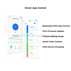 Bomba de Ondas de Fluxo Cruzado Jebao Jecod GCP-20/30/45/60/75 com Controle por Aplicativo WiFi e Bluetooth para Aquários de Água Doce e Salgada - Product Image 4