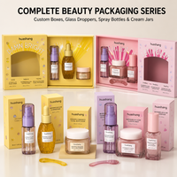 Boîtes rigides en carton ondulé recyclables avec logo personnalisé imprimé pour l'emballage de crèmes pour le visage et de produits de soin de la peau, avec options de commande personnalisées