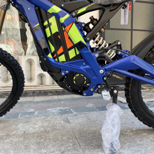 Low-Noise <strong>Blue</strong> Electric Dirt <strong>Bike</strong>, Robust 8kW <strong>Motor</strong>, Quiet Operation Lightbeex Electric Motorcycle - Product Image 4