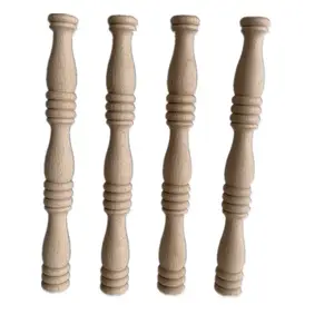 Slat Wall fluted Manufacturer funiture wood parts wooden finial and bun feet