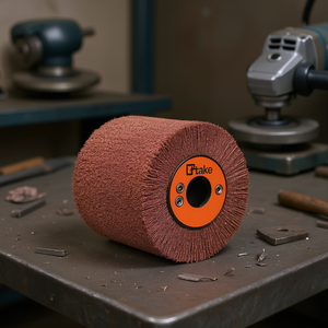 Disco de Láminas Cilíndrico Ttake de 110x100mm con Orificio de 19mm para Amoladora Angular, Pulido de Metales - Product Image 3