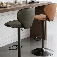 Chaise de bar moderne en métal empilable, légère, durable, écologique, stable, avec pieds en fer, pour usage commercial, bureau à domicile, hôtel, bar à domicile
