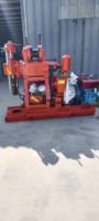 Foreuse hydraulique portable diesel QIYUN XY-1 à bas prix avec pompe à moteur et boîte de vitesses, profondeur maximale de 600 m pour le forage de puits d'eau