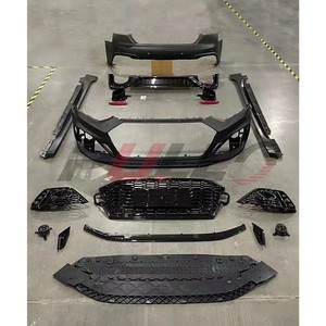 Kits de carrosserie de pare-chocs de voiture en matériau PP pour Audi A5 <span class=keywords><strong>B9</strong></span> 2021 mise à niveau <span class=keywords><strong>RS5</strong></span> avec jupes latérales de pare-chocs avant arrière - Product Image 4