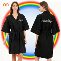 Robes de salon personnalisées Maihary avec logo, tablier imperméable en polyester pour clients, robe de coiffure avec un design confortable et écologique