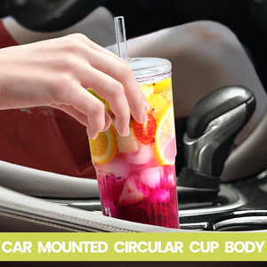 Online Best Seller 12oz 16oz Beer Stein Shaped Borosilicate Glass Cup with Lid and Glass Straw Sustainable - Product Image 3