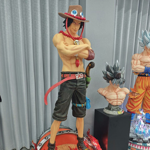 Vente d'usine, prix bas, figurine d'action <span class=keywords><strong>de</strong></span> personnage d'anime grandeur nature, statue <span class=keywords><strong>de</strong></span> <span class=keywords><strong>Luffy</strong></span> One Piece, statue d'Ace, statue <span class=keywords><strong>de</strong></span> <span class=keywords><strong>Luffy</strong></span> - Product Image 1