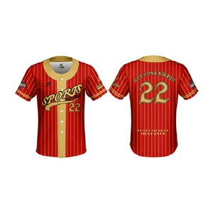 Dry made Baseball Cool shirt custom blank Baseball jersey - Product Image 4