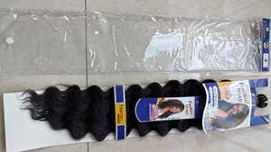 BELEZA 1X Cheveux à Tresser Vague d'Eau Classique, Tissage Crochet Grande Boucle Profonde, Paquet Original pour <span class=keywords><strong>Passion</strong></span> <span class=keywords><strong>Twist</strong></span> - Product Image 4