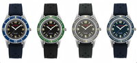 Montre de plongée pour homme avec logo personnalisé, faible MOQ, boîtier en acier inoxydable 316L, verre saphir, résistant aux rayures, lumineux, réserve de marche, mouvement japonais NH35-A