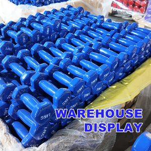 Venta al por Mayor de Fábrica: Juego de Mancuernas de Neopreno Hexagonales Pequeñas de Colores Personalizadas con Logotipo para Gimnasio en Casa y Equipo de Fitness - Product Image 3