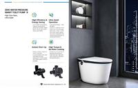 Pompe submersible CC sans balais 24V personnalisable à haut débit et fiable pour toilettes intelligentes