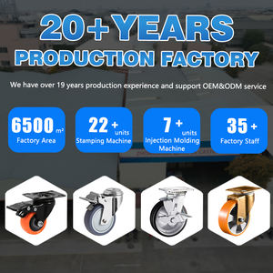 Chariot industriel robuste avec roues pivotantes en fonte de polyuréthane PU rouge, capacité 300kg, 400kg, 4, 5, 6, 8 tonnes, pour le transfert de charges lourdes - Product Image 6