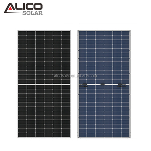 แผงโซลาร์เซลล์ HJT Solar 670-700 วัตต์ แบบกระจกสองชั้น กำลังไฟ 50 กิโลวัตต์ สำหรับโรงไฟฟ้าพลังงานแสงอาทิตย์ ชนิด N-Type PERC Topcon แบบฮาล์ฟเซลล์ 580 วัตต์ โมโนคริสตัลไลน์ - Product Image 3
