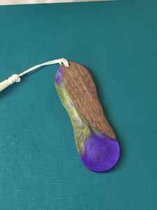 Marcadores de Libros de Resina y Madera Hechos a Mano, Marcadores Artísticos con Madera Natural y Diseño Decorativo de Resina - Product Image 5