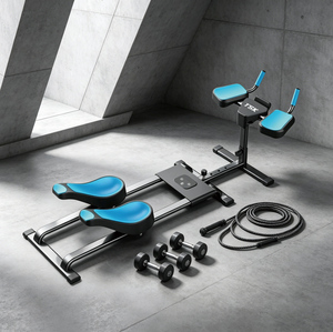 Appareil de fitness compact réglable pour abdominaux et entraînement de base à domicile - Product Image 2
