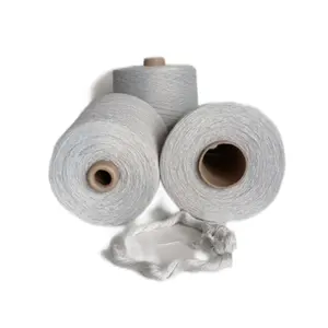 32S/2 High Tenacity Stainless Steel Fiber Conductive Yarn Stainless Steel Micro Wire For Cut Resistant bags