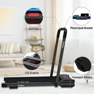 Caminadora Plegable KREEDA, Ultra Silenciosa, para Ejercicio en Casa, Capacidad <span class=keywords><strong>de</strong></span> 120 kg y Almacenamiento Compacto - Product Image 4