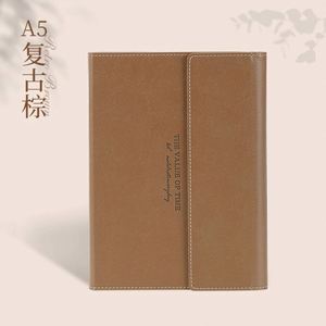 Carnet A5 en PU, couverture rigide, trois volets, carnet d'affaires de luxe de haute qualité, logo personnalisé pour les entreprises, cadeaux d'affaires - Product Image 2