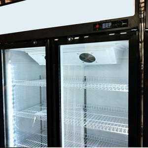 Ticari soğutma ekipmanları soğuk içecekler soğutucu vitrinli buzdolabı dikey 3-Glass kapılar bira buzdolabında dolap - Product Image 5
