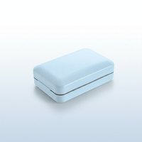 Boîte de rangement pour médicaments portable, pliable, magnétique, anti-rayures, en plastique, avec 8 compartiments