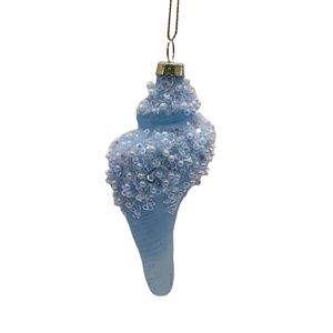 New Giáng Sinh Trang Trí Thủy Tinh Conch Mặt Dây Chuyền Đại Dương Loạt Nhà Máy Trực Tiếp Bán Cây Giáng Sinh Đồ Trang Trí Cho Kỳ Nghỉ Đảng - Product Image 6