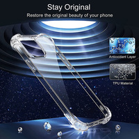 Coque de téléphone pour oppo A31 A32 A33 A35 A52 A53 A53S A54 A54S A55 A56 A72 A73 A74 A75 A83 A91 A92 A92S A93 Tpu Coque de téléphone transparente