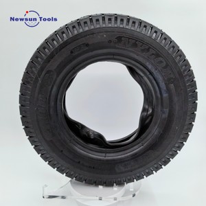 NS Heavy Duty Charge nominale 4.80/4.00-8 Pneu pneumatique avec chambre <span class=keywords><strong>à</strong></span> air Roue <span class=keywords><strong>de</strong></span> 16 pouces pour chariot <span class=keywords><strong>de</strong></span> remorquage Chariot Remorque Brouette - Product Image 2