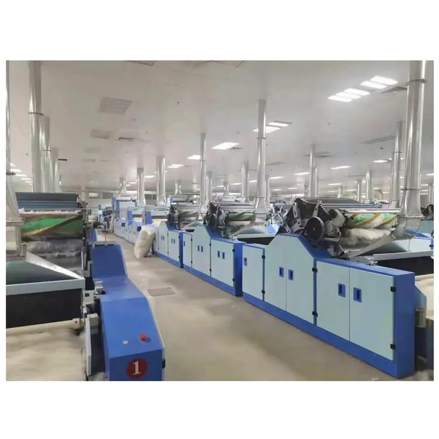 China High Speed Low Broken Rate Sheep Wool Processing Machinery