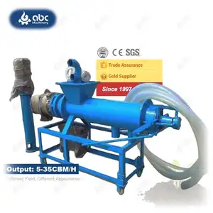 Multiple Models Screw Press Cow Dung Manure Sludge Dairy Manure Dung Manure Small Dewatering Machine to Dry Chicken,Pig