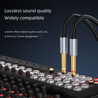 Câble audio stéréo 3,5 mm vers 2 RCA de haute qualité, meilleur prix, coque en aluminium, plaqué or 24 carats