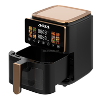 Friteuse à air numérique 1200W 4L avec boîtier en plastique, panier unique, fonctions rôtir, cuire, griller, déshydrater, vente en gros