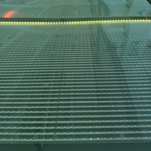 Pantalla Led de cristal transparente de alta calidad duradera, precio barato, pantalla de película LED personalizada, Flexible - Product Image 1