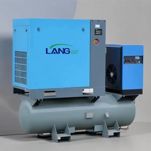 เครื่องอัดอากาศแบบสกรู 16 บาร์ 11kw 15kw 22kw PM VSD รวมทุกอย่างไว้ในเครื่องเดียว สำหรับเครื่องเลเซอร์ไฟเบอร์ 22kw - Product Image 5