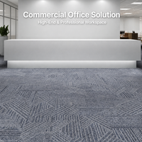 Dalles de moquette pour salle de réunion d'entreprise, isolées thermiquement, multifonctionnelles, respirantes, tapis utilitaire professionnel