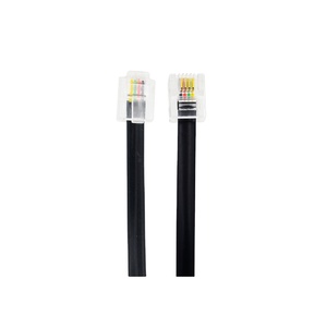 كابل هاتف نحاسي من البي في سي بأربعة أسلاك RJ11 6P4C - Product Image 1