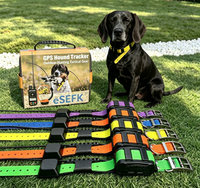 Rastreador GPS Profesional para Perros de Caza Eseek, con Pantalla de Mapa Satelital, Resistente al Agua, Collar de Rastreo para Perros, Compatible con 20 Perros