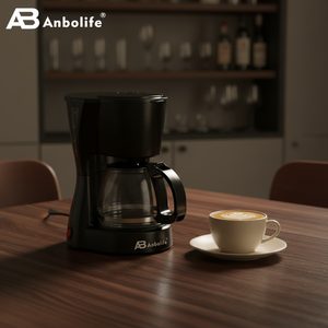 ANBOLIFE Nouvelle cafetière à filtre 0,6 L <span class=keywords><strong>grande</strong></span> capacité en plastique avec fonction maintien au chaud pour usage familial - Product Image 5