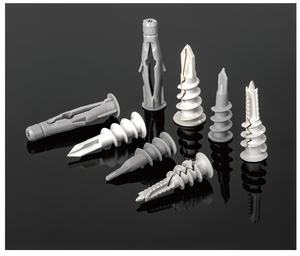 Tornillos de Anclaje Super Wall Americanos, Fijaciones de Plástico para Paredes de Ladrillo, Diámetro de 5-8 mm, Rosca M4, Removibles, Trabajo Ligero, FM AM - Product Image 4