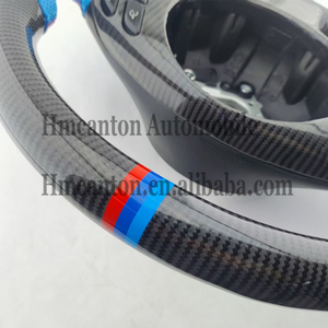 Nouveaux produits : Volant en cuir perforé en fibre de carbone pour BMW E46 M3 M6 E61 E62 E63 - Product Image 6