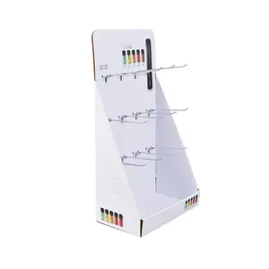 APEX Counter Pop Up Cardboard Display Stand With Hanging Hooks