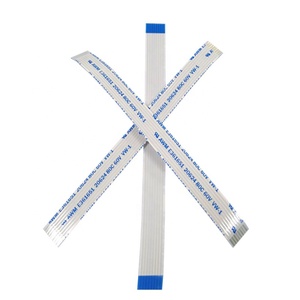8Pins 28AWG Dải <span class=keywords><strong>FFC</strong></span> Linh Hoạt Cáp Phẳng 0.5 Mét Pitch U L FPC Cáp Phẳng - Product Image 2