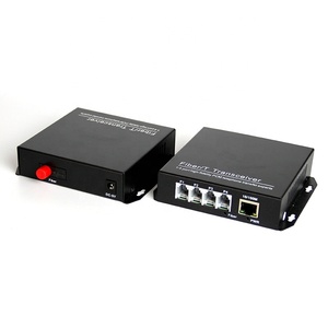1 Cặp PCM Giọng Nói 1 Kênh Điện Thoại + 1 Cổng 10/100M Ethernet Điện Thoại Chuyển Đổi Sang Sợi - Product Image 4