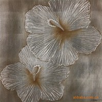 Vente en gros de feuilles d’argent italiennes, 14x14 cm,  faciles à appliquer pour l’art résine et la peinture murale