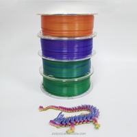 Matériel d'impression PETG3D couleur unie Diyin 1.75mm Filament d'impression en soie 3DPLA avec surface lisse personnalisable 1kg poids net