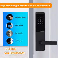 Cerradura Inteligente Comercial Delgada con Tarjeta RFID, Programa Mini WeChat, Llave para Hotel, Casa de Huéspedes, Apartamento, Dormitorio