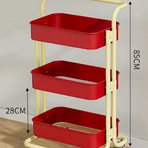 New Design Wholesale Beauty 3 Tiers Makeup Salon <b>Cart</b> Pedicure Spa Nail Shop Trolley Gold Beauty Trolley With Lockable Wheels - Product Image 4